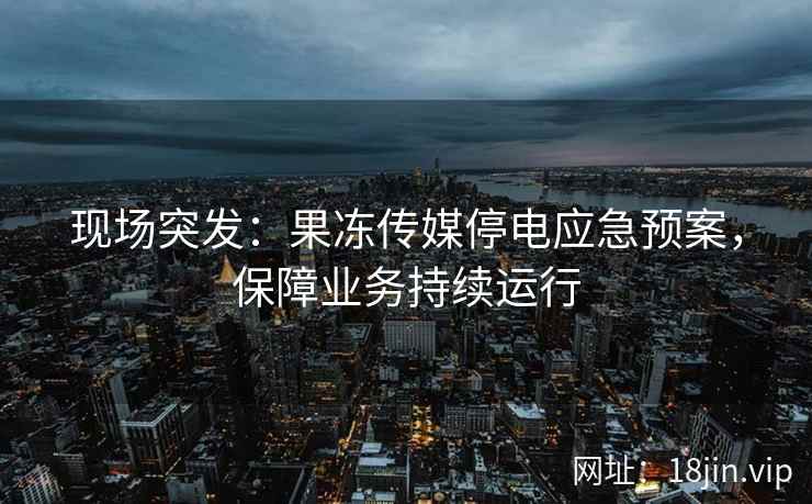 现场突发：果冻传媒停电应急预案，保障业务持续运行