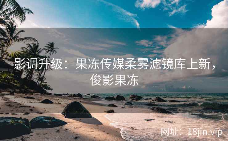 影调升级：果冻传媒柔雾滤镜库上新，俊影果冻