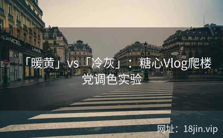 「暖黄」vs「冷灰」：糖心Vlog爬楼党调色实验